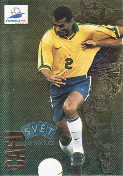 Cafu Brazil Panini World Cup 1998 #10