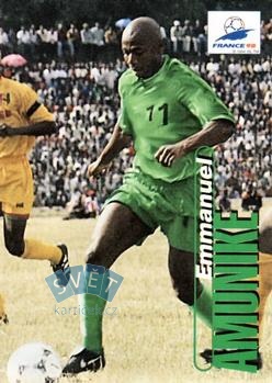 Emmanuel Amunike Nigeria Panini World Cup 1998 #41