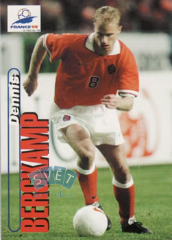 Dennis Bergkamp Netherlands Panini World Cup 1998 #46
