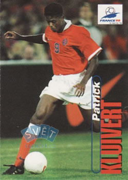 Patrick Kluivert Netherlands Panini World Cup 1998 #86