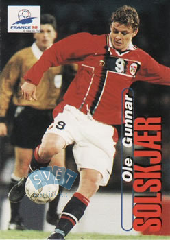 Ole Gunnar Solskjaer Norway Panini World Cup 1998 #98