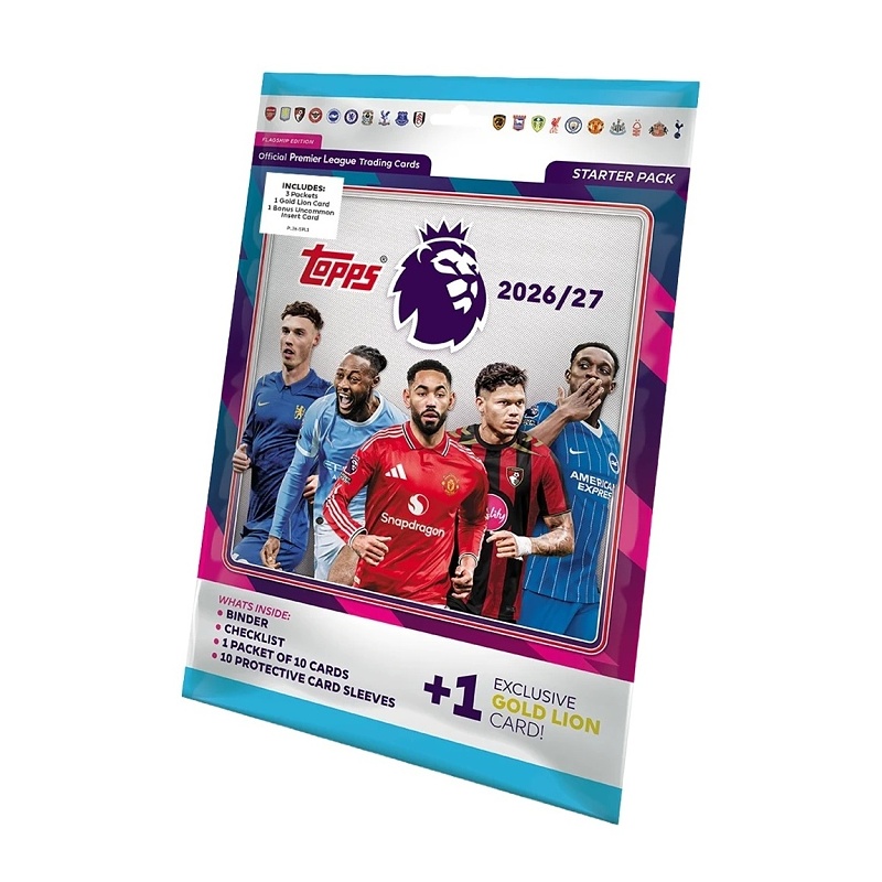 Topps Flagship Premier League 2026/27 Starter pack (Album) Fotbalové karty