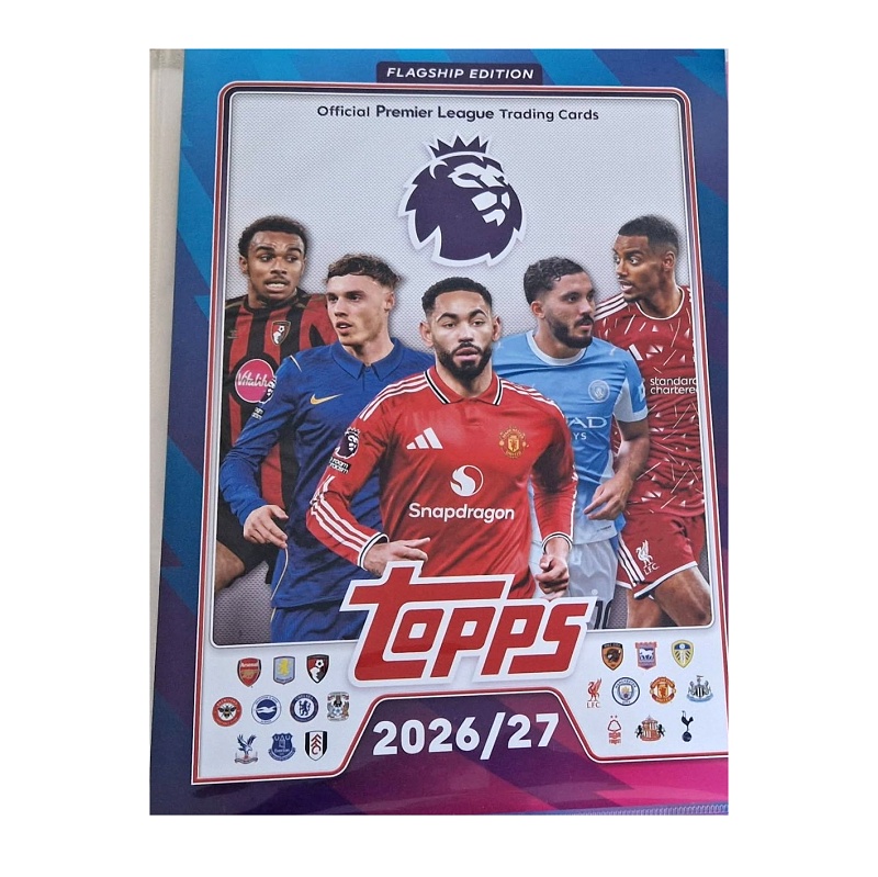 Topps Flagship Premier League 2026/27 Binder Album Fotbalové karty