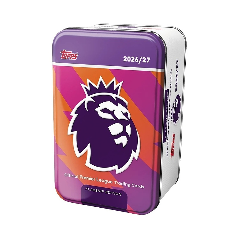 Topps Flagship Premier League 2026/27 Plechovka Super Tin 1 Oranžová Fotbalové karty