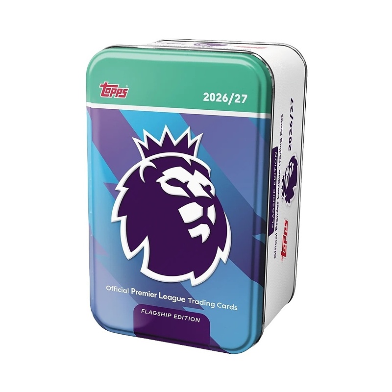 Topps Flagship Premier League 2026/27 Plechovka Super Tin 2 Modrá Fotbalové karty