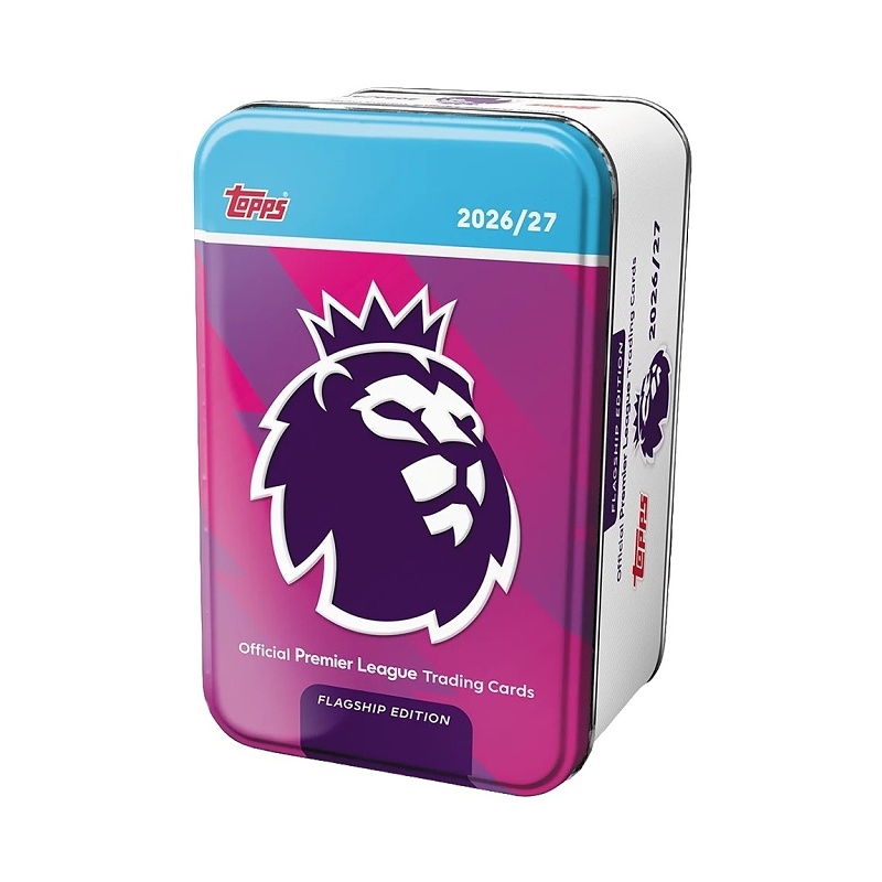 Topps Flagship Premier League 2026/27 Plechovka Super Tin 3 Fialová Fotbalové karty
