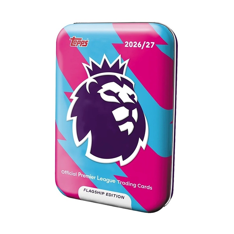 Topps Flagship Premier League 2026/27 Plechovka Mega Tin 1 Modrá Fotbalové karty