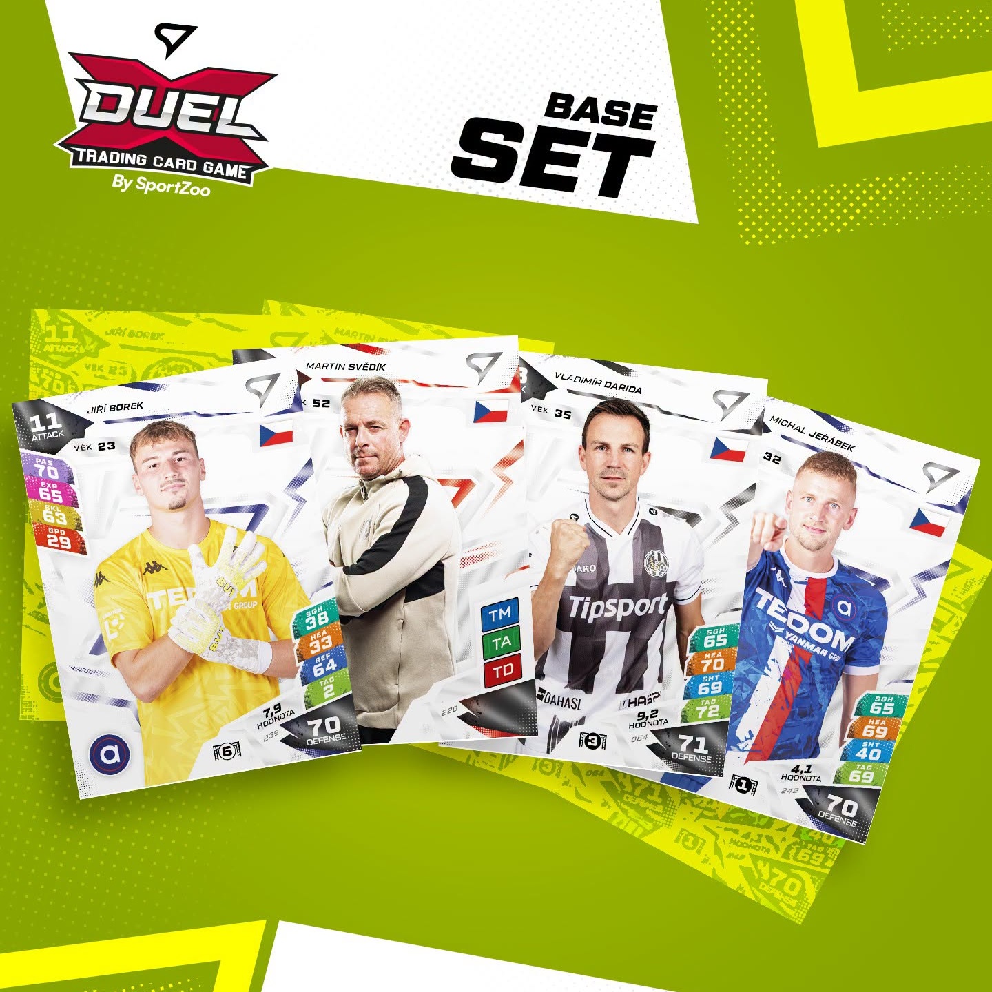 Kompletni zakladni set 252 karet SportZoo Chance Liga TCG Duel 2026/27