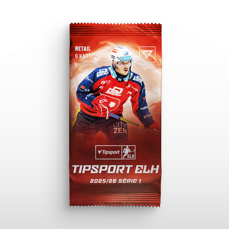 SportZoo Tipsport Extraliga 2025/26 1. série Retail balíček Hokejové karty
