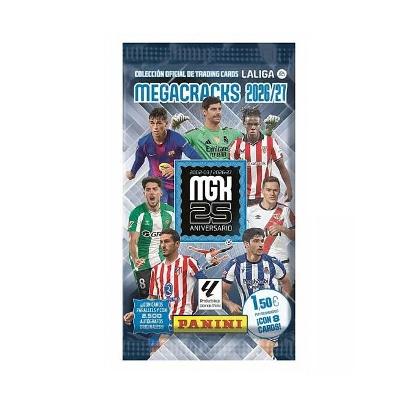 Panini Megacracks LaLiga 2026/27 Balíček Fotbalové karty