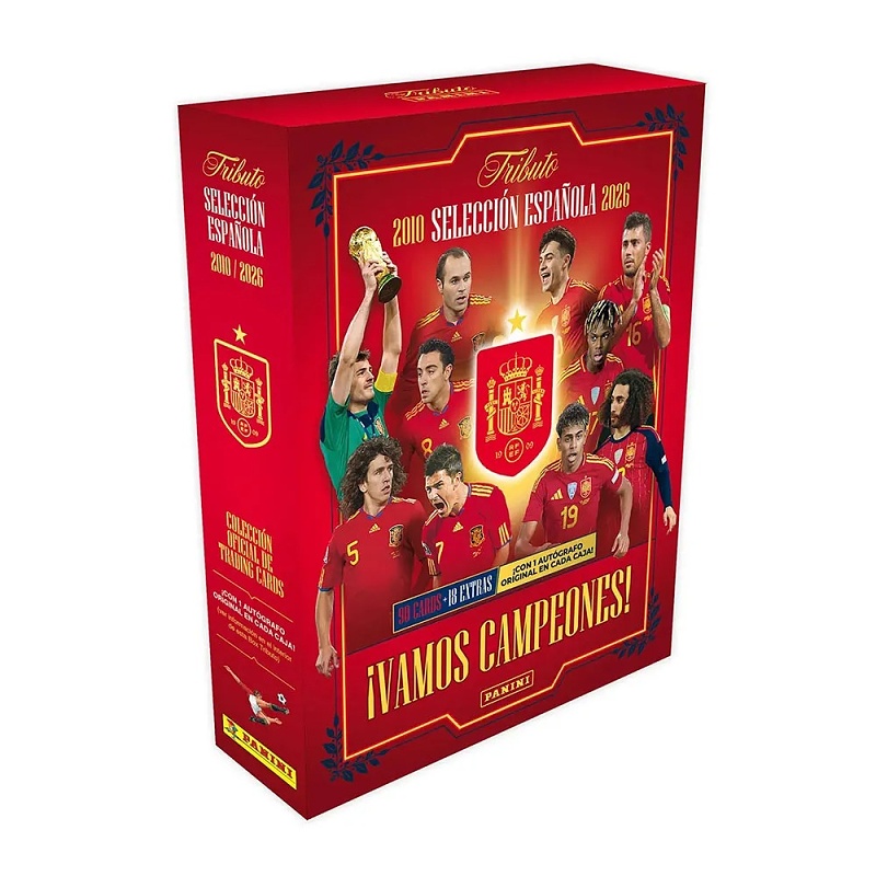 Panini TRIBUTO ¡VAMOS CAMPEONES! 2010-2026 Box Fotbalové karty