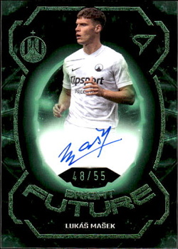 Lukas Masek Slovan Liberec SportZoo Chance Liga 2025/26 1. serie Bright Future Auto /55 #BFS-LM
