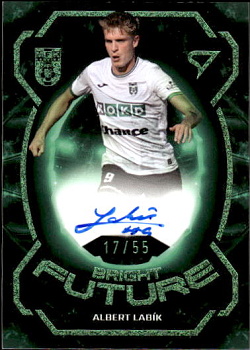 Albert Labik Karvina SportZoo Chance Liga 2025/26 1. serie Bright Future Auto /55 #BFS-AL