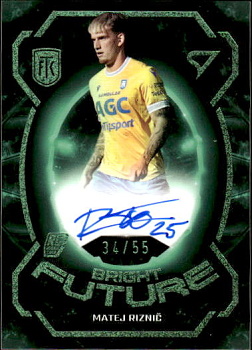 Matej Riznic Teplice SportZoo Chance Liga 2025/26 1. serie Bright Future Auto /55 #BFS-MR