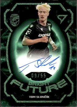 Tom Sloncik Viktoria Plzen SportZoo Chance Liga 2025/26 1. serie Bright Future Auto /55 #BFS-TS