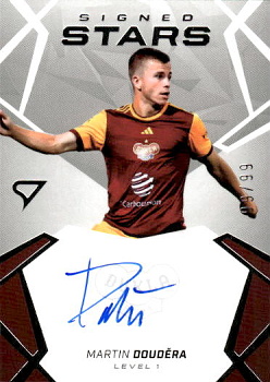 Martin Doudera Dukla Praha SportZoo Chance Liga 2024/25 2. serie Signed Stars - Level 1 /99 #SL1-DO