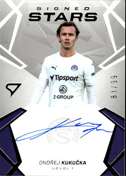 Ondrej Kukucka Slovacko SportZoo Chance Liga 2024/25 2. serie Signed Stars - Level 1 /99 #SL1-OK