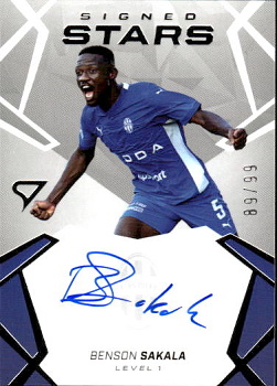 Benson Sakala Mlada Boleslav SportZoo Chance Liga 2024/25 2. serie Signed Stars - Level 1 /99 #SL1-BS