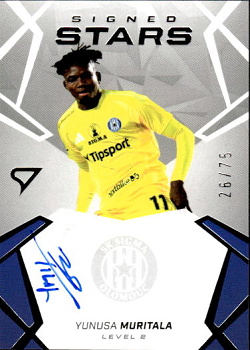 Yunusa Muritala Olomouc SportZoo Chance Liga 2024/25 2. serie Signed Stars - Level 2 /75 #SL2-YM