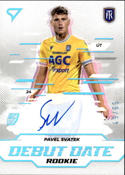 Pavel Svatek Teplice SportZoo Chance Liga 2024/25 2. serie Debut Date Rookie Auto /65 #DDS-PS