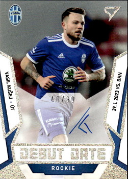 Vasil Kusej Mlada Boleslav SportZoo FORTUNA:LIGA 2022/23 2. serie Debut Date Rookie Auto /99 #DRS-VK