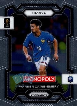 Warren Zaire-Emery France Panini Prizm Monopoly FIFA World Cup 2026 #11