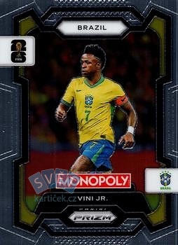 Vini Jr. Brazil Panini Prizm Monopoly FIFA World Cup 2026 #14