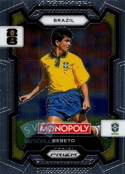Bebeto Brazil Panini Prizm Monopoly FIFA World Cup 2026 #20