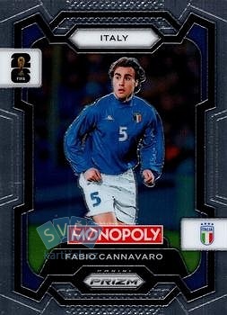Fabio Cannavaro Italy Panini Prizm Monopoly FIFA World Cup 2026 #36