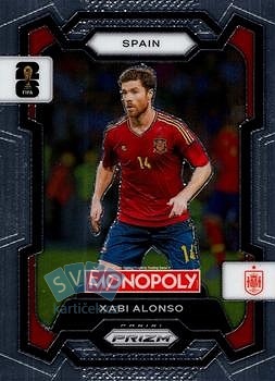 Xabi Alonso Spain Panini Prizm Monopoly FIFA World Cup 2026 #40
