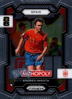 Andres Iniesta Spain Panini Prizm Monopoly FIFA World Cup 2026 #43