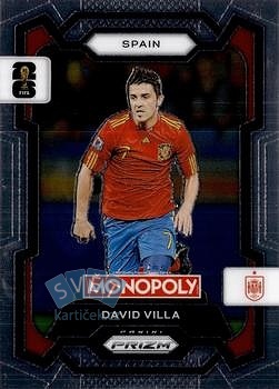 David Villa Spain Panini Prizm Monopoly FIFA World Cup 2026 #44