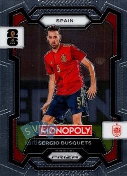 Sergio Busquets Spain Panini Prizm Monopoly FIFA World Cup 2026 #45