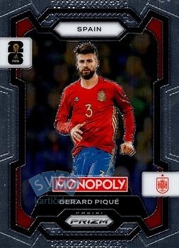 Gerard Pique Spain Panini Prizm Monopoly FIFA World Cup 2026 #46