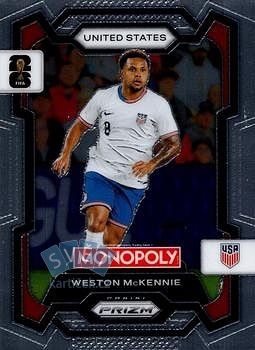Weston McKennie USA Panini Prizm Monopoly FIFA World Cup 2026 #50