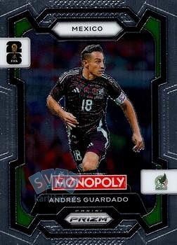 Andres Guardado Mexico Panini Prizm Monopoly FIFA World Cup 2026 #55