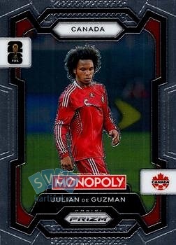 Julian De Guzman Canada Panini Prizm Monopoly FIFA World Cup 2026 #77
