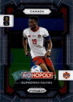 Alphonso Davies Canada Panini Prizm Monopoly FIFA World Cup 2026 #78