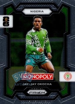 Jay-Jay Okocha Nigeria Panini Prizm Monopoly FIFA World Cup 2026 #82