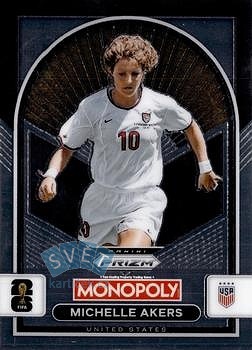 Michelle Akers USA Panini Prizm Monopoly FIFA World Cup 2026 #90
