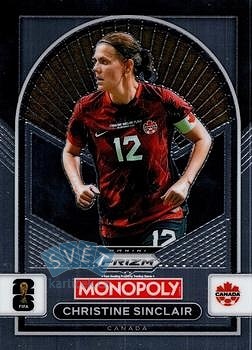Christine Sinclair Canada Panini Prizm Monopoly FIFA World Cup 2026 #100
