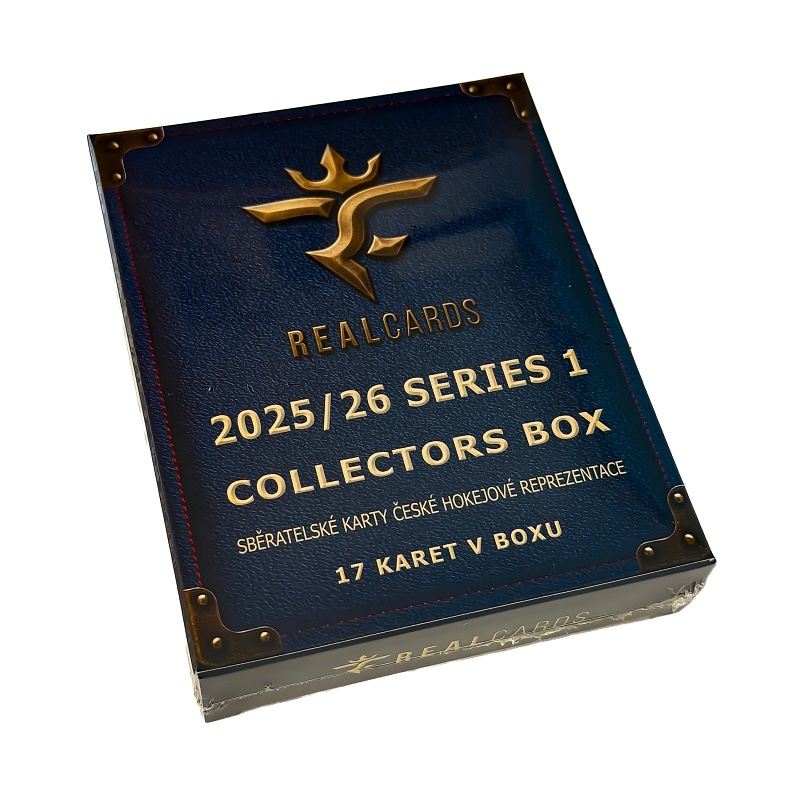 Real Cards Český hokej Series 1 2025/26 Collectors Box Hokejové karty