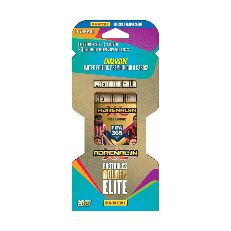 Panini Adrenalyn XL FIFA 365 2027 GOLD Balíček Fotbalové karty