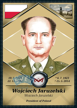 Wojciech Jaruzelski President of Poland World's Monarchs Series 1 2025  #266