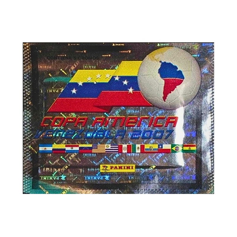 Panini Copa America 2007 Balíček Fotbalové samolepky