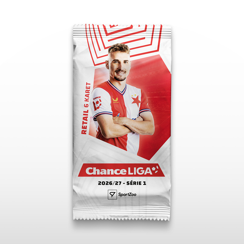 Předprodej - SportZoo Chance Liga 2026/27 1. série Retail balíček Fotbalové kartičky