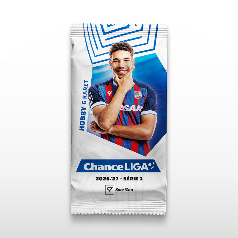 Předprodej - SportZoo Chance Liga 2026/27 1. série Hobby balíček Fotbalové kartičky