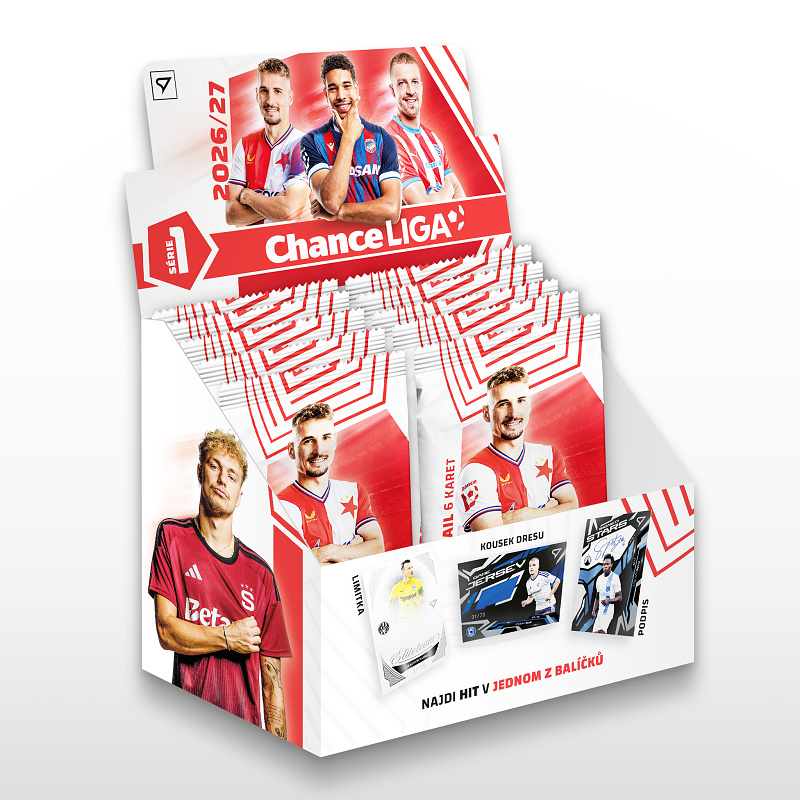 Předprodej - SportZoo Chance Liga 2026/27 1. série Retail box Fotbalové kartičky