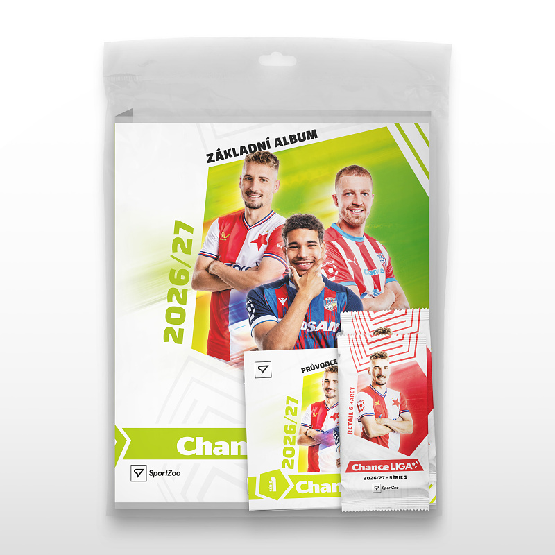 Předprodej - SportZoo Chance Liga 2026/27 1. série Starter Pack Fotbalové kartičky