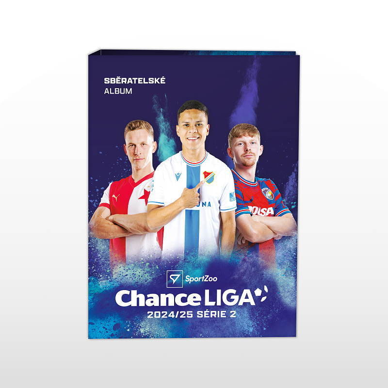 SportZoo Chance Liga 2024/25 2. série Deskové Album Fotbalové kartičky